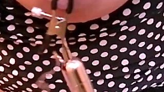 Big booty & big natural tits housewife having fun