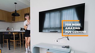 Shy Student Maya Lis Strips and Sucks Her Roommate's Cock