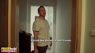 Mary Rock, Charlie Red And Red Mary In Fake Porn Shoot Lucky Handyman Fucks Pornstars