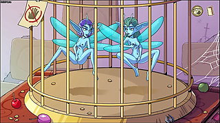 Two Female Pixies Fuck in a Cage - Innocent Witches Gameplay