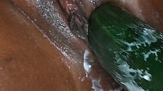 Tight creamy African pussy