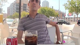 He sells his big boobed girlfriend to fuck some random guy
