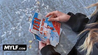 Millie's harry potter fest turns into a cum inside bj adventure