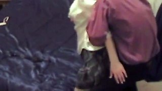 College Cheerleader Takes a Doggy-Style Pounding