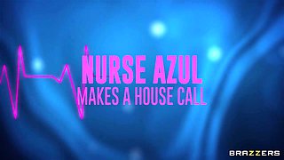 Nurse Azul Makes A House Call With Zac Wild, Azul Hermosa - Brazzers
