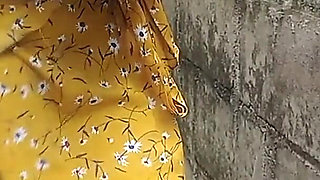 Masturbating Outdoors in Sexy Short Skirt Moaning Cumming Hard