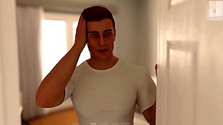 Busty mom with a big donk in an animated POV adventure