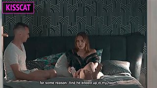 Step Mom Cheats with Matthew Meier While Step Son Shares Bed - Hot Russian MILF Threesome Taboo Fuck