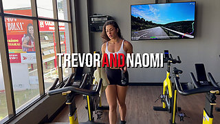 Fit Babe Teases at the Gym and Gets Fucked Twice at Home