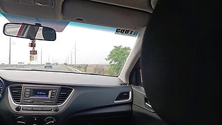 CAR SEX CAR BREAK DOWN IN THE MIDDLE OF THE HIGHWAY THEN WE FUCK WHILE WE WAIT FOR RESCUE