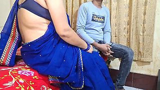 Desi Bhabhi 36 Size Big Tits Doggy Style Fuck - Hot Indian Wife in Saree