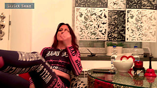 Lady Zara Miss Alessa Milano Barefoot Licking, Barefoot Food Crushing, Barefoot Gagging, Spitting, Part 2