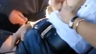 French Amateur Shows Off in Car