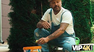 Conquering Thomas and Marica's big tits action