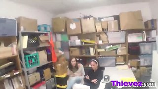 Gorgeous Teen Caught Stealing Fucked By Horny LP Officer