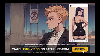 My New Girlfriend Taboo Hentai Game Ep.15 Sexting My GF While Stepsis Twerk on My Hard Cock!