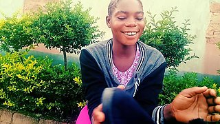 Showing off Zambian Expensive Shoes