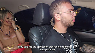 Uber Driver Gives a Colombian MILF a Double Creampie - Monique Fuentes and Brian Evansx