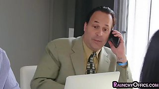 Skinny petite secretary deepthorating