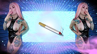 Dangerous Breath Play and Pleasure - Funny Cigarette JOI Game