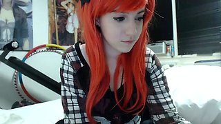 Emo Teen Becka Solo Webcam Masturbation Porn