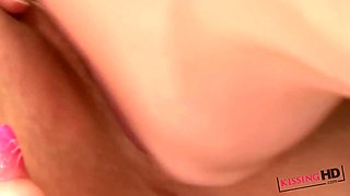 Beautiful Lesbian Makes Love To Her Girlfriend After Business Trips