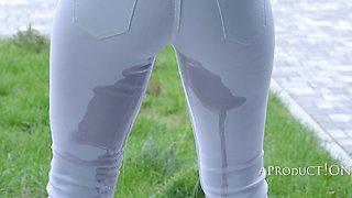 Swiss MILF Wetting Jeans