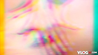 Nipple play video with well-proportioned Luna TrueLove from VLog XXX