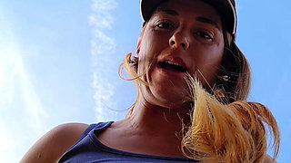 Dominating Goddess Punishes You and Grinds You Face Outside