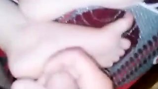 Arab Girl's Hot Milk and Feet Webcam Show