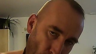 Sex in bedroom with pussy licking, toe sucking and cum swallow