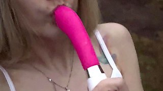 Skinny Blonde Teen Anal amp Vaginal Toys DP