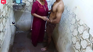 Indian Wife Funking in Bathroom in Hot Recording Video
