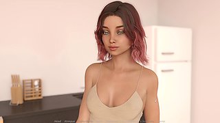 Sweet boobs, 3d animation, stepsister
