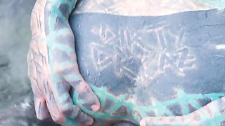 Hot Spring Anal Outdoor Public Anal Fucking.