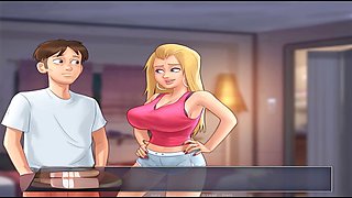 Hilarious adult video with a sultry maid moaning during a summertime saga