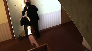 wife  and the maid fucked at home