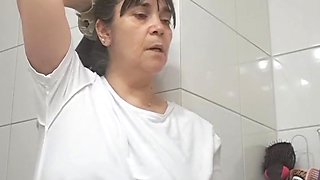 Stepmom Fucked By Surprise And Creampie Standby Bathroom