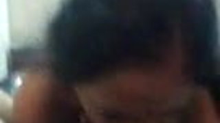 Indian old aunty sucking dick