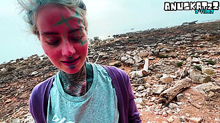 Public BJ  Cumshot to the Face Outdoors