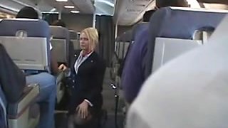 Stewardess gives supplementary service
