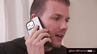 Easy-on-the-eyes Vanessa and Codey's reverse cowgirl scene