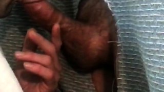 Amateur Glory Hole Blowjob with Big Cock
