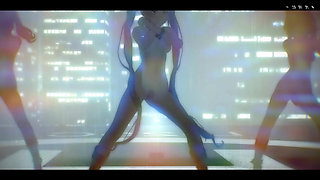 Eyeing the Tiger Murasame x Kashima x Prinz mmd r18 want to play hard