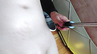 Femboy Model Rubs Oil Slowly, Hips Swaying With Pure Heat