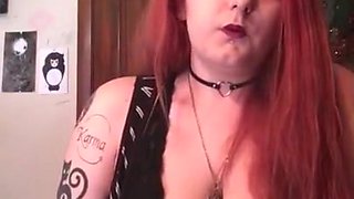 Verified Amateurs - Goth Slut Smokes Topless