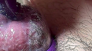 Vacuum Morning Masturbation, Wet Pussy with Cream Flowing Out, How Nice It Is