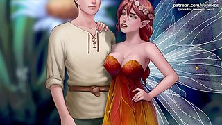 Animated cartoon adventures with redhead teen getting huge creampies