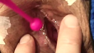 Pink clitoral toy