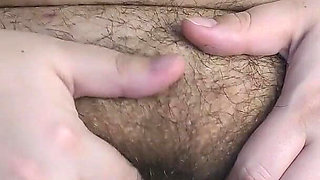 Milky Mari Masturbate Her Very Hairy Pussy and Milk Her Big Boobs